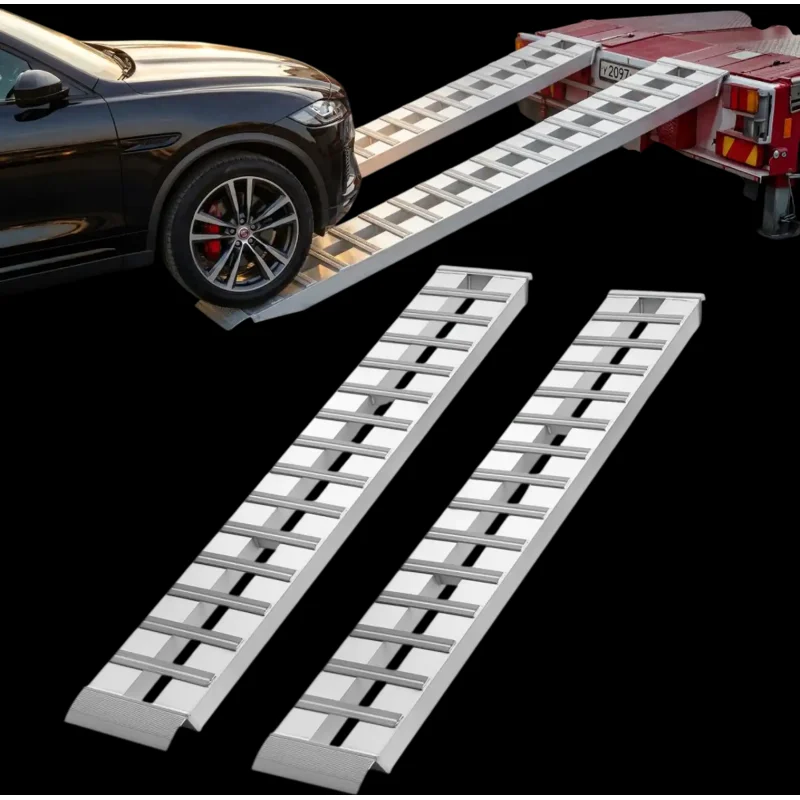 Vevor Trailer Ramps 96" x 15" Heavy-Duty Aluminum Loading Ramp Set New