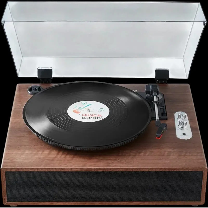 Vevor Turntable Vinyl Record Player with Built-in 10W Stereo Speakers New