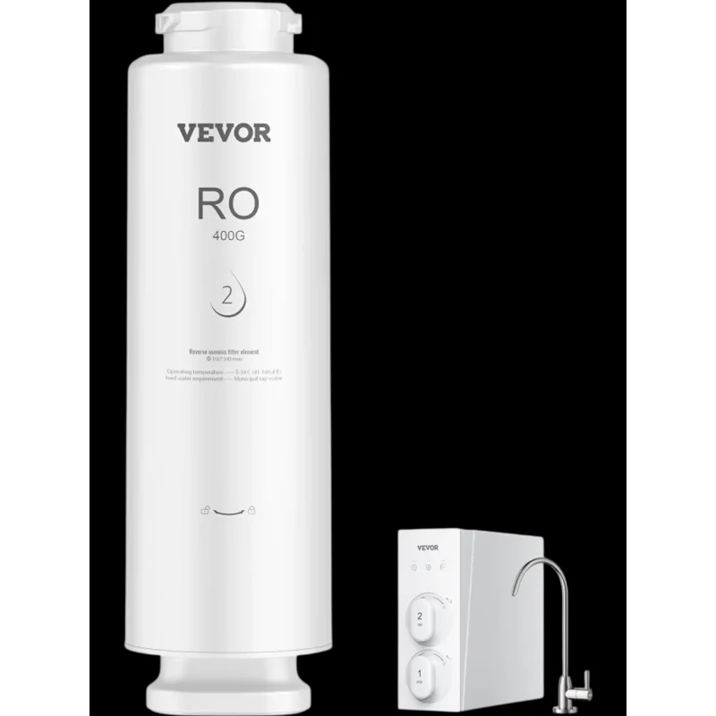 Vevor Water Filter Reverse Osmosis 400 GPD Under Sink Replacement New