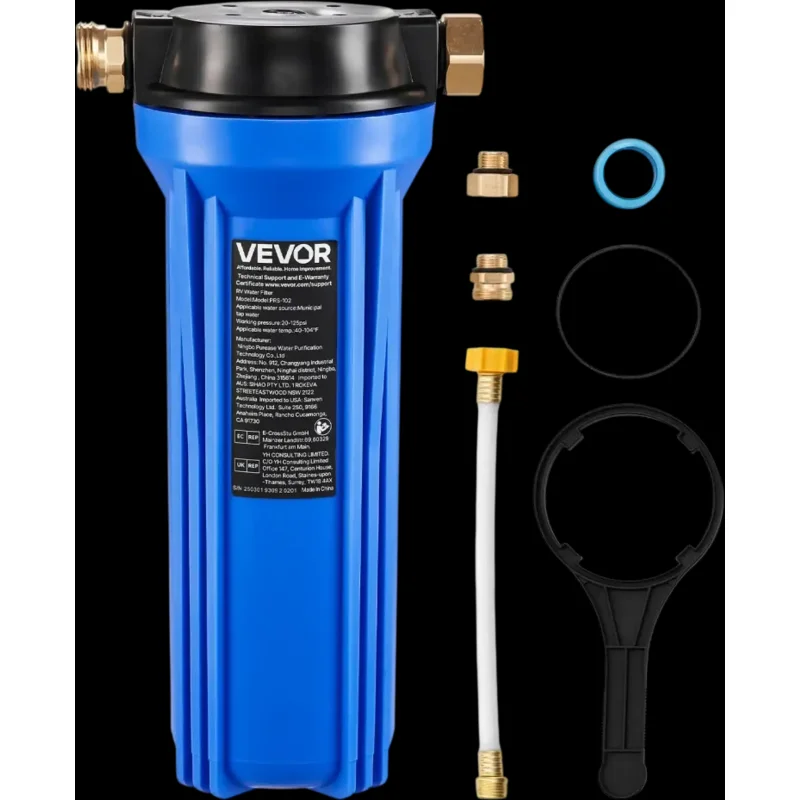 Vevor Water Filtration System RV Clean Water Filter for Campers RVs Boats Vans New