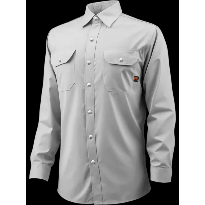 Vevor Welding Jacket FR Cotton Flame Resistant XL Gray 7 oz New