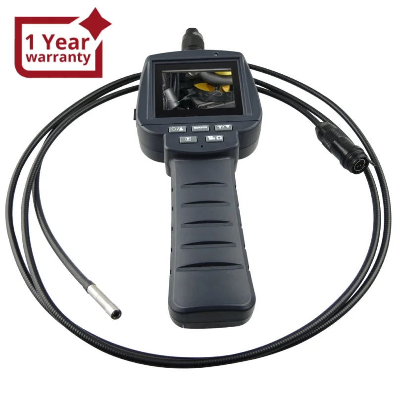 VID-71R-5.5-2M 5.5mm Camera 2M Cable Recordable Video Inspection 2.4" HD Endoscope Snakescope Industrial Borescope 4 LED Pipe Car Engine Scopes