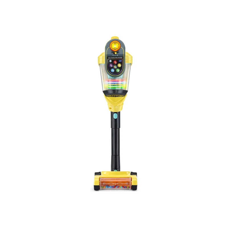 VTech 4-in-1 Push & Play Vacuum Interactive Learning Role-Play Toy