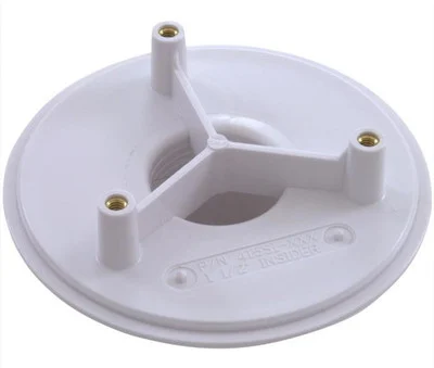 Wall Fitting Retro 4″ dia 1-7/8″hs 1-1/2″ insider White 415SI101