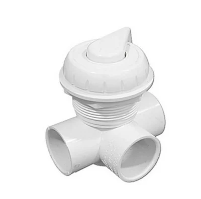 Waterway 1 Inch Diverter Valve White Horizontal 600-4330