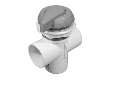 Waterway 2 Inch Notched 2-Port PVC Diverter Valve 600-3060-GRY Gray