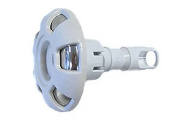 Waterway 212-1440S Cluster Storm Dual Roto Jet 2 Inch Snap In Stainless White
