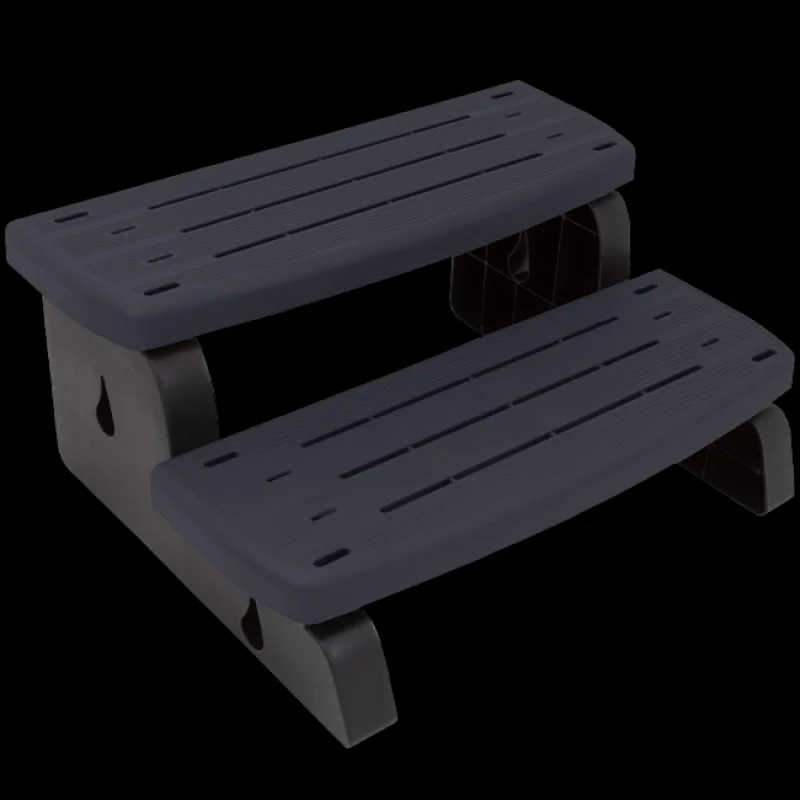 Waterway Plastics 33-Inch Spa StepDurable, Non-Slip, Easy Assembly Black Tred