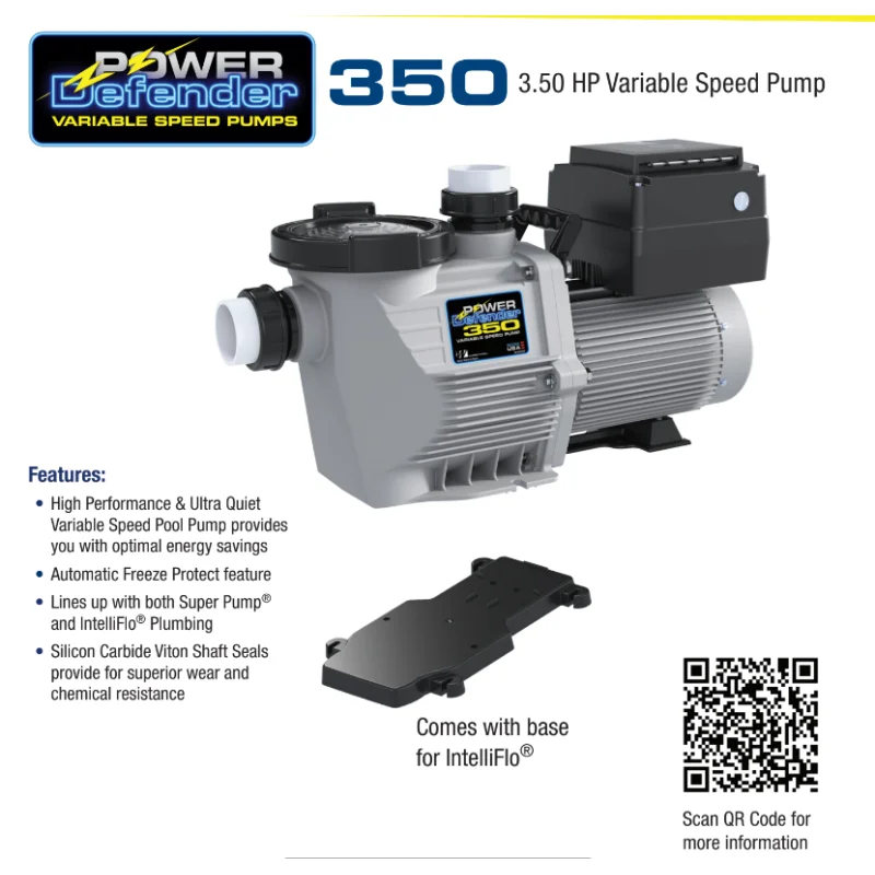 Waterway Power Defender 3.5HP Variable Speed Pump | PD-350