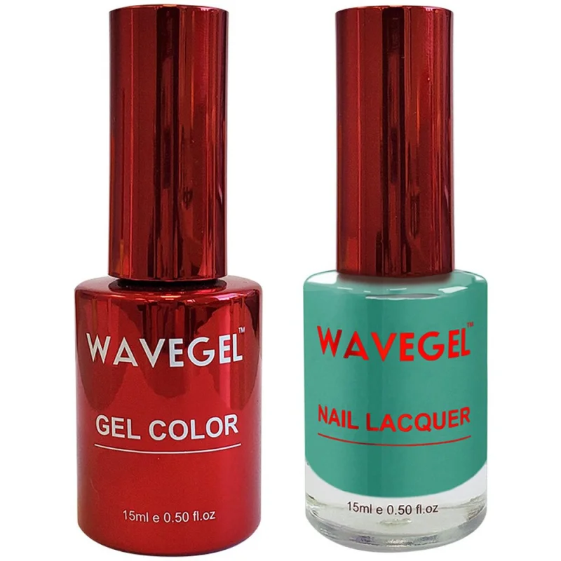 Wave Queen 2-In-1 Matching Duo Set / 1 Gel Polish 0.5 oz. + 1 Lacquer 0.5 oz. / #107 Tearoom