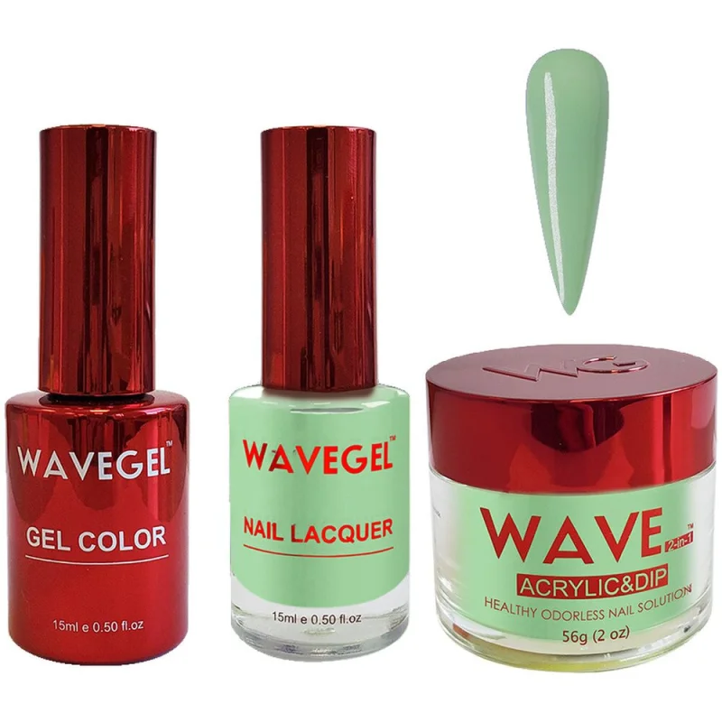 Wave Queen 3-In-1 Matching Combo Set / 1 Gel Polish 0.5 oz. + 1 Lacquer 0.5 oz. + 1 Dip Powder 2 oz. / #095 Caesar