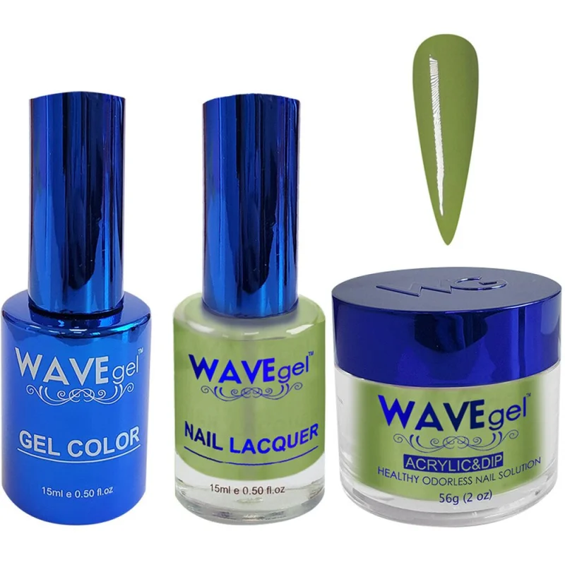 Wave Royal Collection 3-In-1 Matching Combo Set / 1 Gel Polish 0.5 oz. + 1 Lacquer 0.5 oz. + 1 Dip Powder 2 oz. / #WR085 Nature's Throne