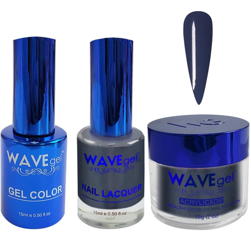 Wave Royal Collection 3-In-1 Matching Combo Set / 1 Gel Polish 0.5 oz. + 1 Lacquer 0.5 oz. + 1 Dip Powder 2 oz. / #WR108 The King's House