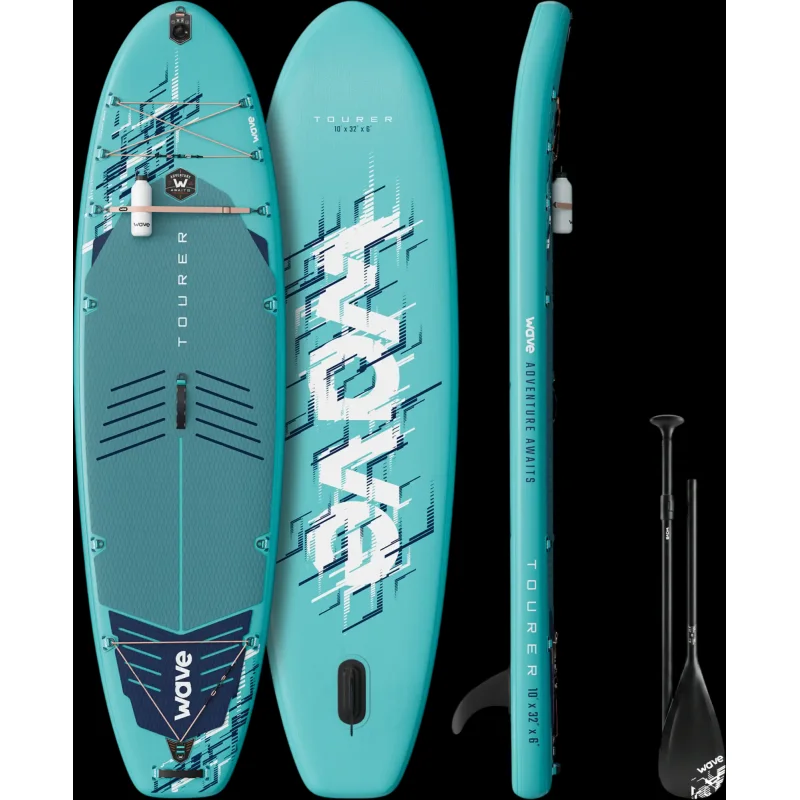 Wave Tourer 3.0 Inflatable Paddle Board SUP 10'3" New Ice Blue