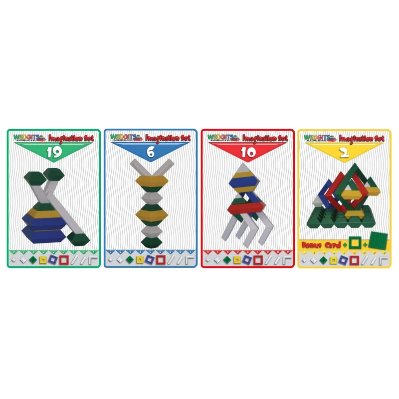 Wedgit Imagination Series Design Cards - Educational Flash Card Set