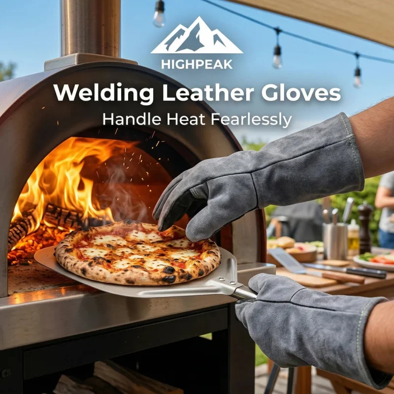 Welding Leather Gloves Gray