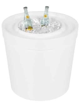 Ledge Lounger White Signature Ice Basin For 0-15" Water Depth