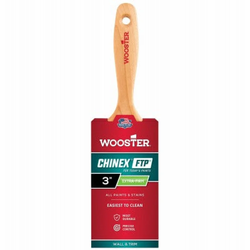 Wooster Brush 4413-3 Chinex Ftp Varnish Brush 3 in