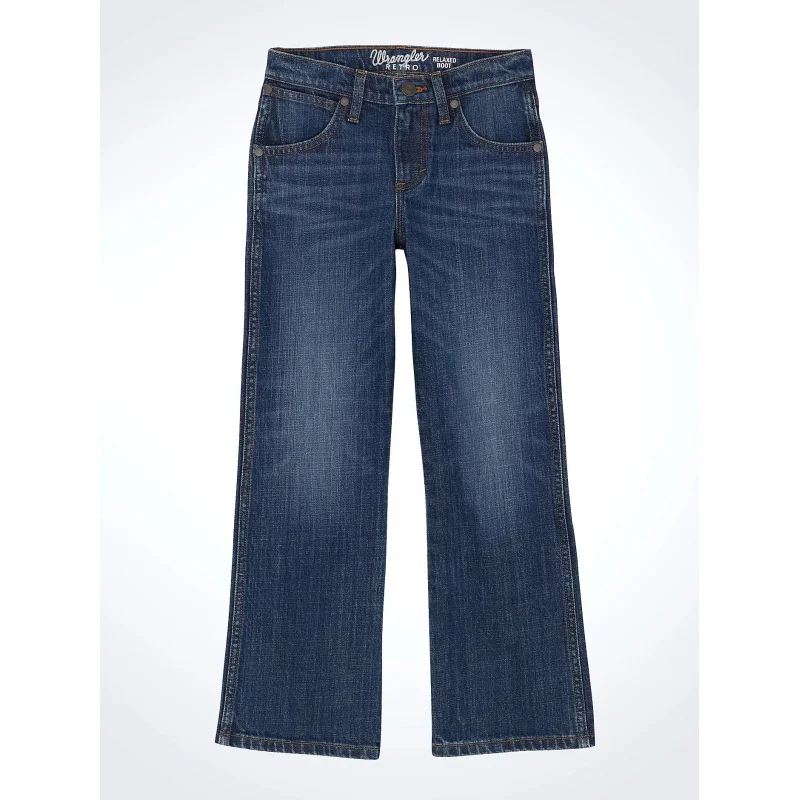 Wrangler Boy's Retro Relaxed Bootcut Jean (Jackson Hole) Size 4S